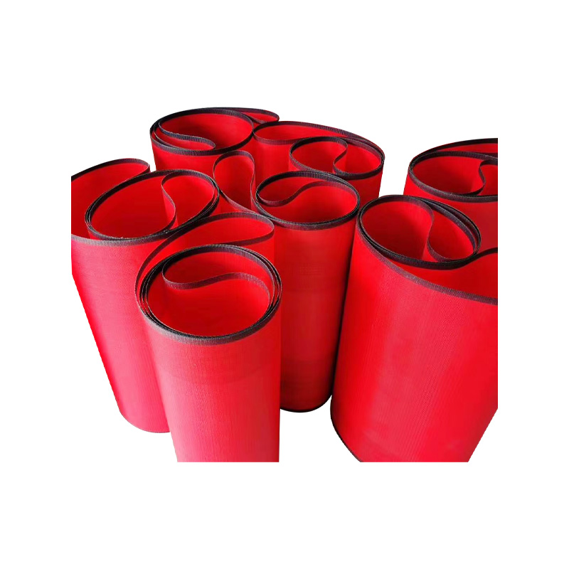 紅色聚酯網(wǎng)帶口罩機(jī)熔噴布輸送帶污水處理過(guò)濾網(wǎng)