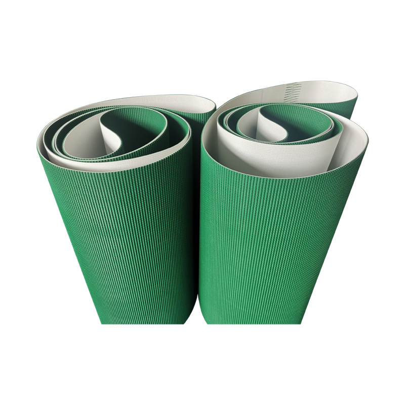 草紋輸送帶生產(chǎn)廠家PVC草紋防滑爬坡輸送帶P22-16/3D