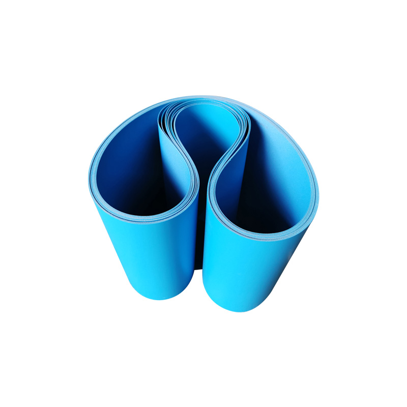 藍(lán)色食品級PU輸送帶烘培面包月餅沙琪瑪食品輸送帶